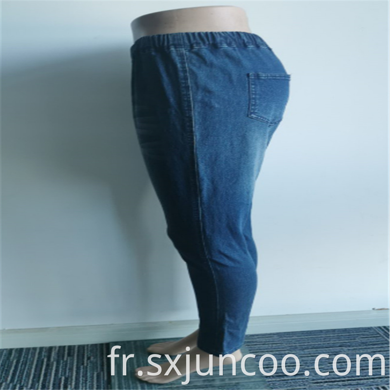 Skin Friendly Woven Long Pants Cotton Spandex Women S Jeans